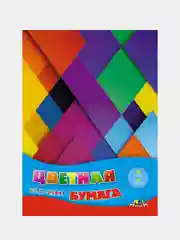 Цветная бумага Апплика, 16 листов, 8 цветов, А4, офсетная, 10 штук