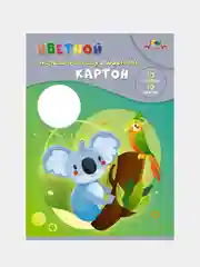 Цветной картон Апплика, А4, двухсторонний, мелованный, 10 листов, 10 цветов, 2 штуки