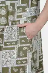 Хаки платье женское, хлопок, большие размеры