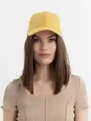 Желтый кепка унисекс, бейсболка с сеткой
