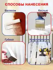 Эмаль акриловая белая для радиаторов, краска для металла и дерева белая  ТМ ВTеме