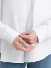 Белый рубашка женская хлопок