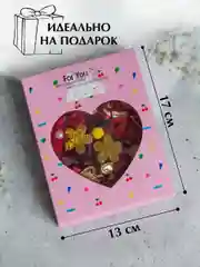 Красный подарочный набор детских резинок и заколок для волос, для девочки