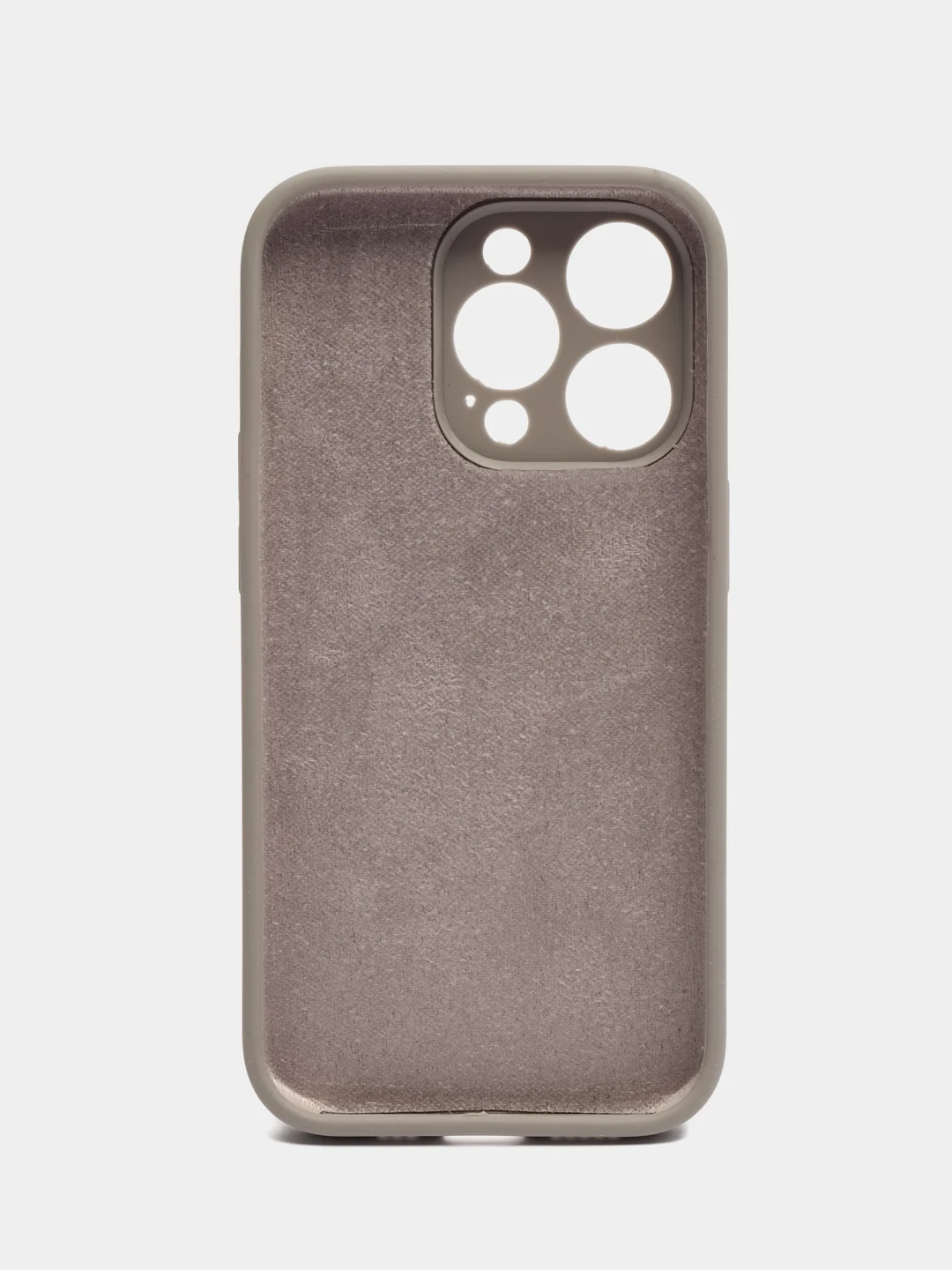 Серый силиконовый чехол для iPhone X 11 12 13 14 15 Pro Max
