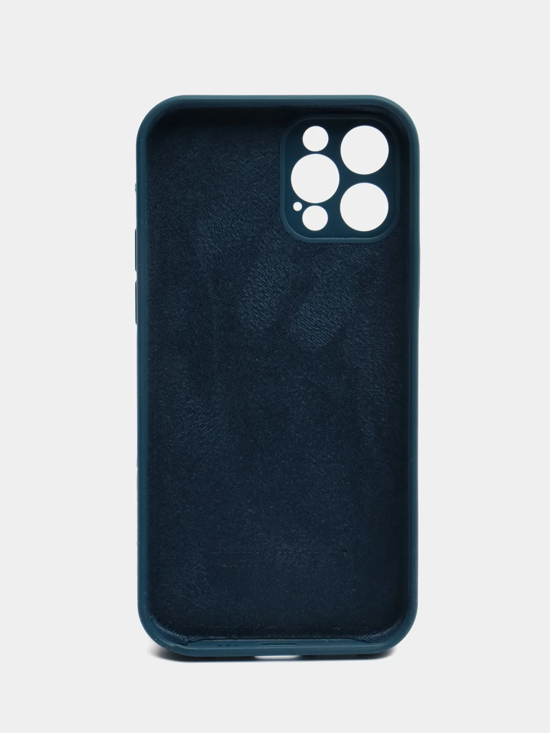 Синий меланж силиконовый чехол для iPhone X 11 12 13 14 15 Pro Max