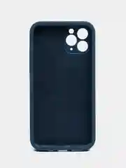 Темно-синий силиконовый чехол для iPhone X 11 12 13 14 15 Pro Max