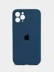 Темно-синий силиконовый чехол для iPhone X 11 12 13 14 15 Pro Max