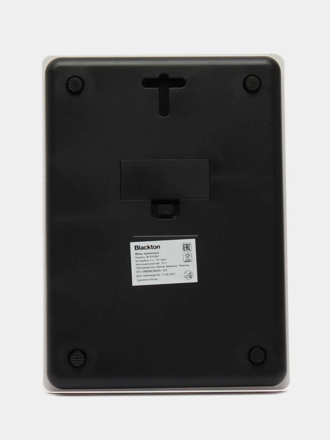 Красный весы кухонные электронные  BLACKTON Bt KS1007