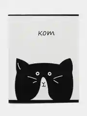 Алый общая тетрадь "Кот", 48 листов в линейку