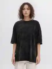 Черный футболка винтажная