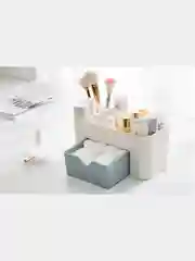 Голубой косметичка, органайзер для хранения косметики, контейнер, бокс для хранения косметики