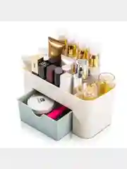 Голубой косметичка, органайзер для хранения косметики, контейнер, бокс для хранения косметики