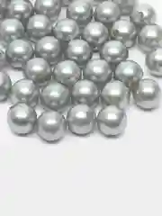 Серый металлик бусины круглые, 10мм
