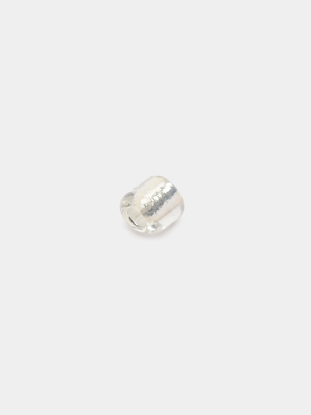 Серый металлик бисер мелкий, стекляный 10/0, 2.3мм, разноразмерный, 10г