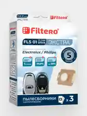 Мешки-пылесборники Filtero FLS 01 (S-bag) Ultra Экстра для Electrolux,Philips,(5 л), 3 шт