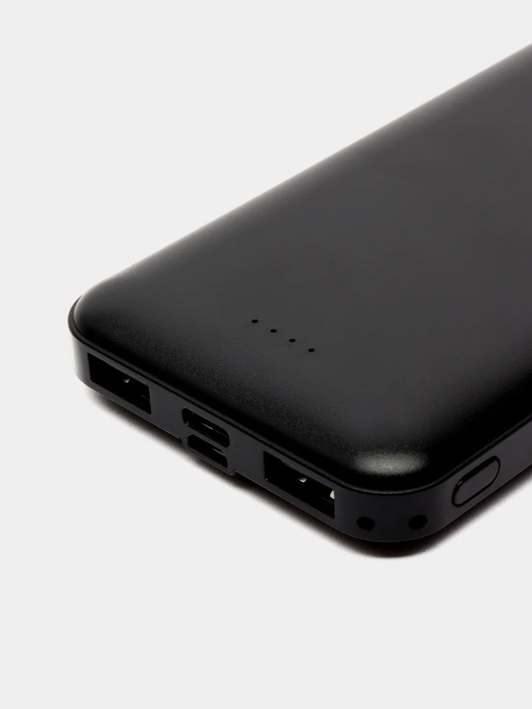 Черный повербанк для быстрой зарядки MAIMI Mi1 10000mAh 2USB/Micro/Type-C (Черный)