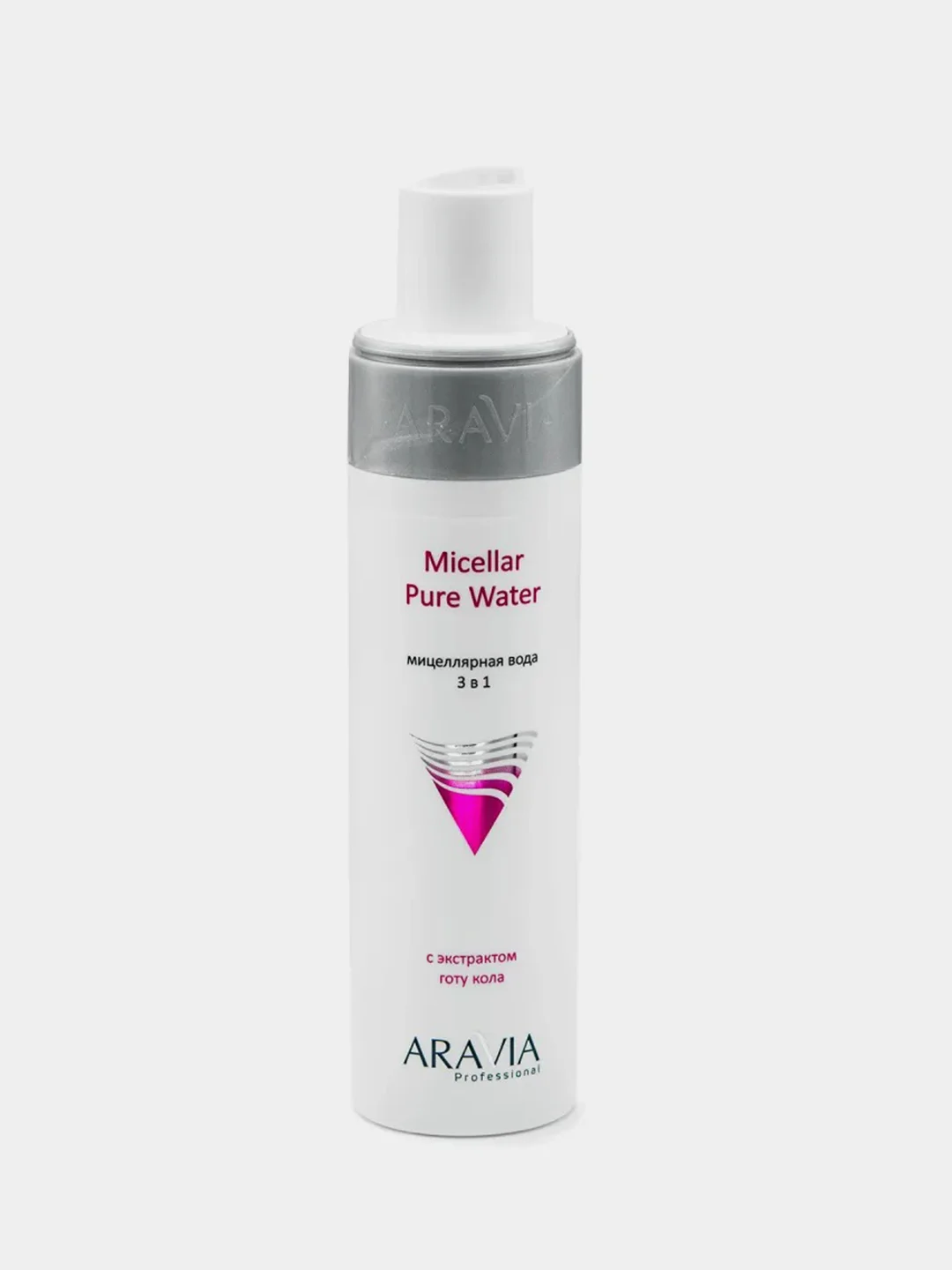 Мицеллярная вода 3в1 ARAVIA Micellar Pure Water с экстрактом готу кола, 250 мл