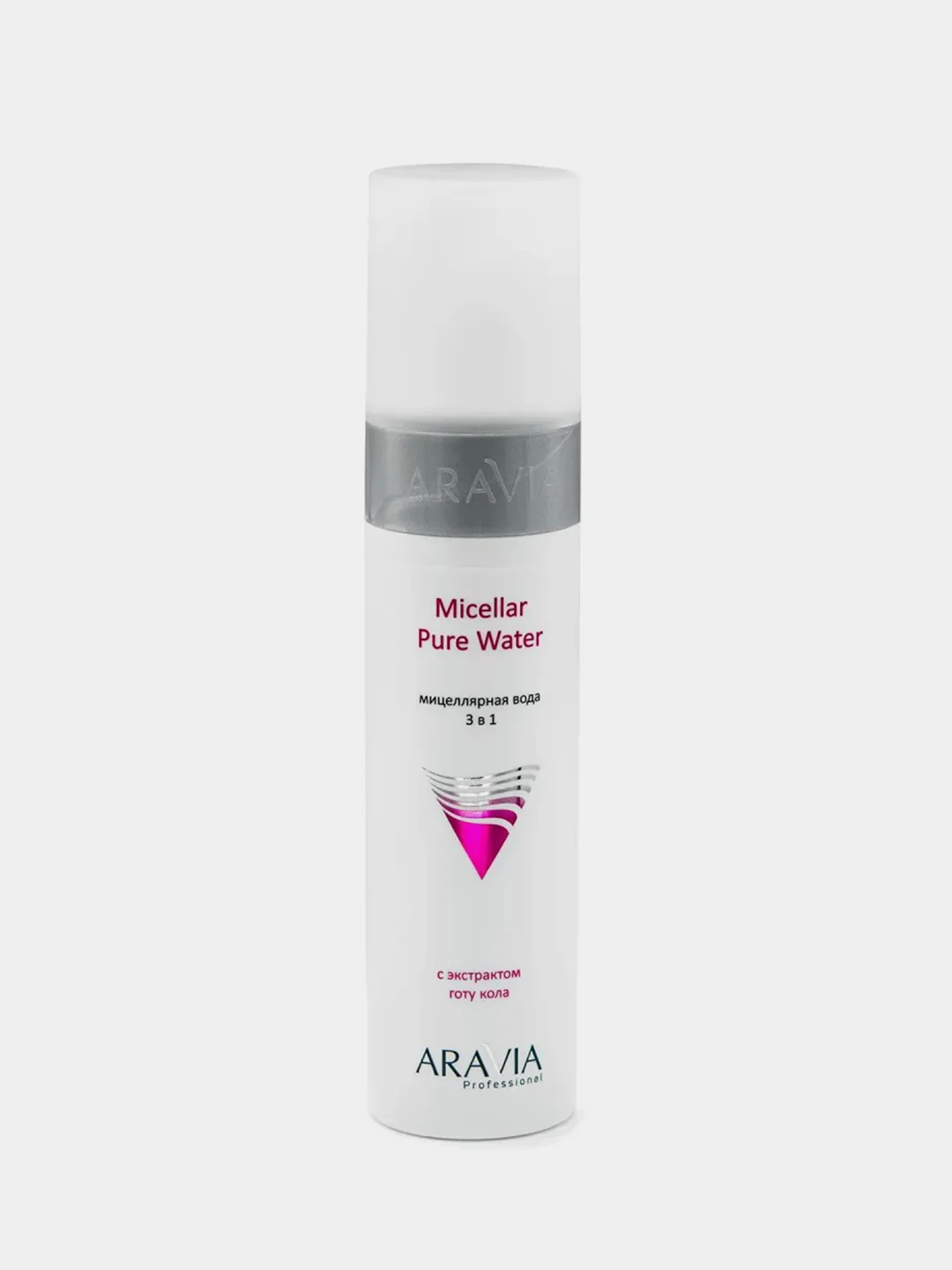 Мицеллярная вода 3в1 ARAVIA Micellar Pure Water с экстрактом готу кола, 250 мл