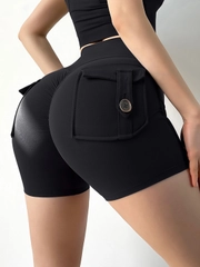 Шорты женские, спортивные, облегающие