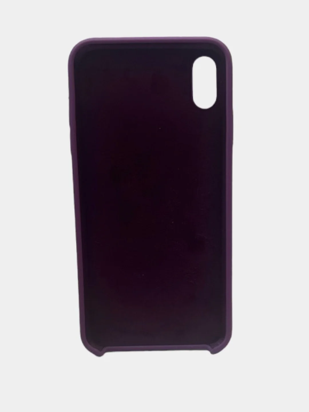 Пурпурный чехол iPhone XS Max Silicone case