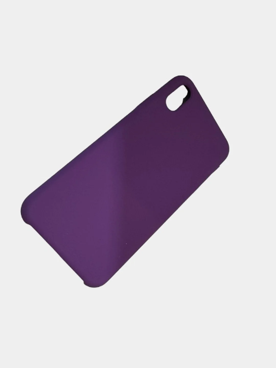 Пурпурный чехол iPhone XS Max Silicone case