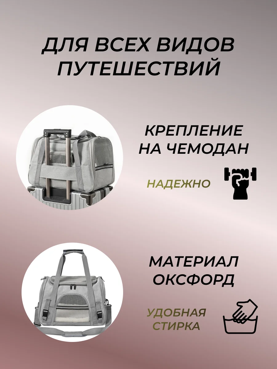 Сумка-переноска для кошек и собак / переноска для животных / сумка для переноски котов
