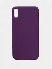 Пурпурный чехол iPhone XS Max Silicone case