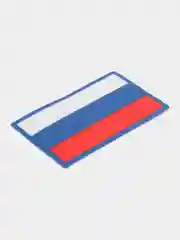 Синий нашивка, термонашивка, шеврон, флаг страны (термонашивка / нашивка / заплатка на одежду )