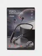 Бирюзовый наушники беспроводные, гарнитура, спортивные с ободком Bluetooth YD668