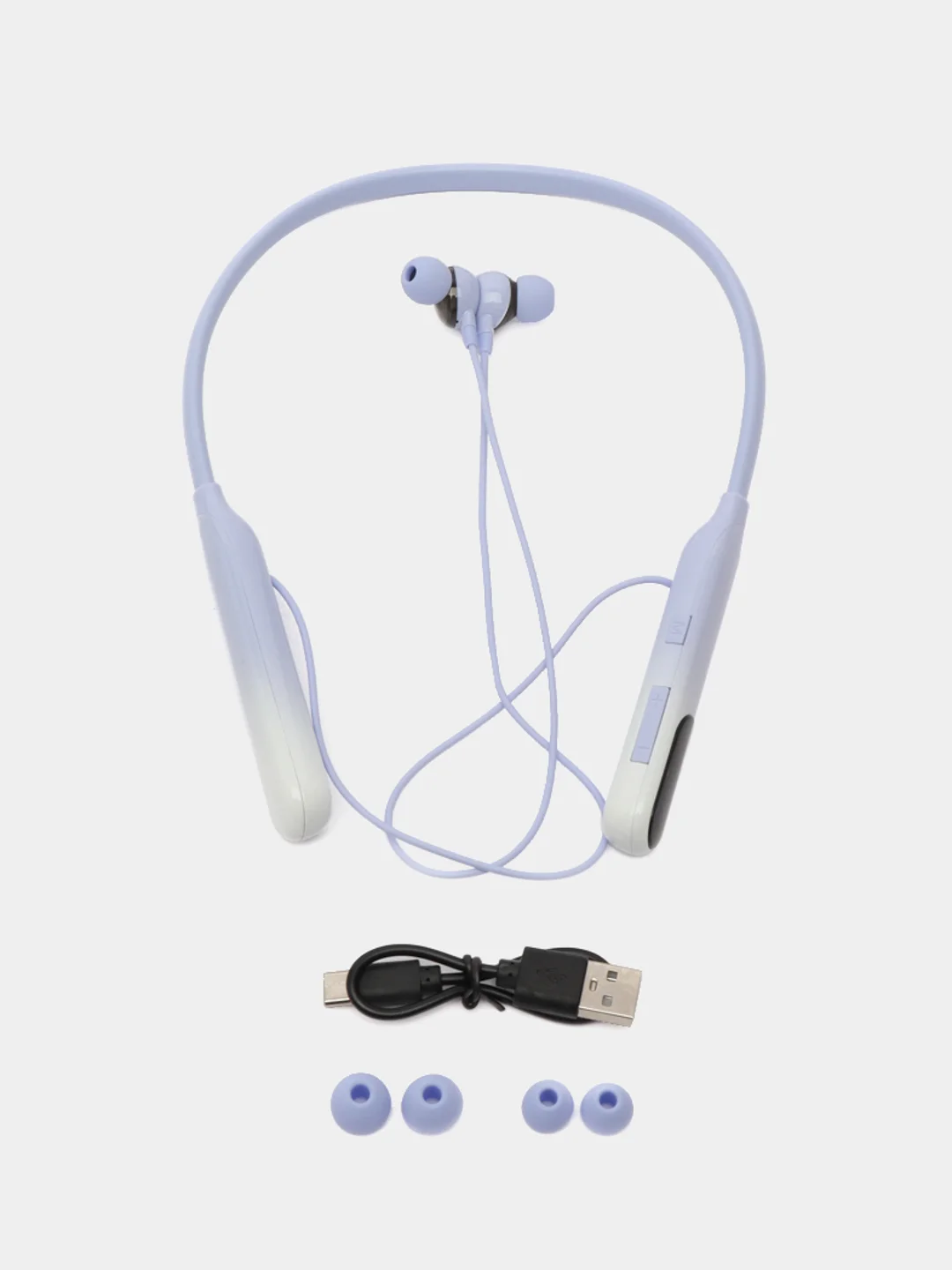 Бирюзовый наушники беспроводные, гарнитура, спортивные с ободком Bluetooth YD668