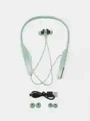 Бирюзовый наушники беспроводные, гарнитура, спортивные с ободком Bluetooth YD668