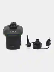 Черный насос электрический для надувного матраса, лодок на батарейках Intex