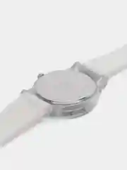 Белый часы Молодежные, Женские силикиновый ремешок