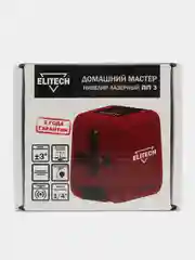 Нивелир лазерный ELITECH(ДМ) ЛП 3 (15м,горверт луч,0,3ммм,1/4",0.2кг,сумка,2АА)