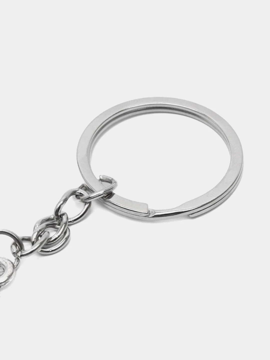 Серебряный брелок для ключей Дракон