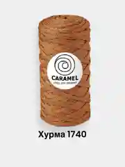 Медный шнур Caramel (Карамель), плоский, полиэфирный, 5 мм