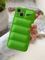 Зеленый чехол на iPhone (Айфон) 11, 13, 14, 15, 7, 8 Plus, X, XS, XR, 12 Pro / Max, силиконовый