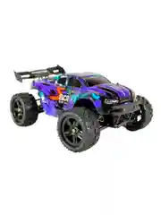 Синий радиоуправляемый трагги Remo Hobby S-EVOR Brushless 1665 4WD RTR, 1:16, красный, синий