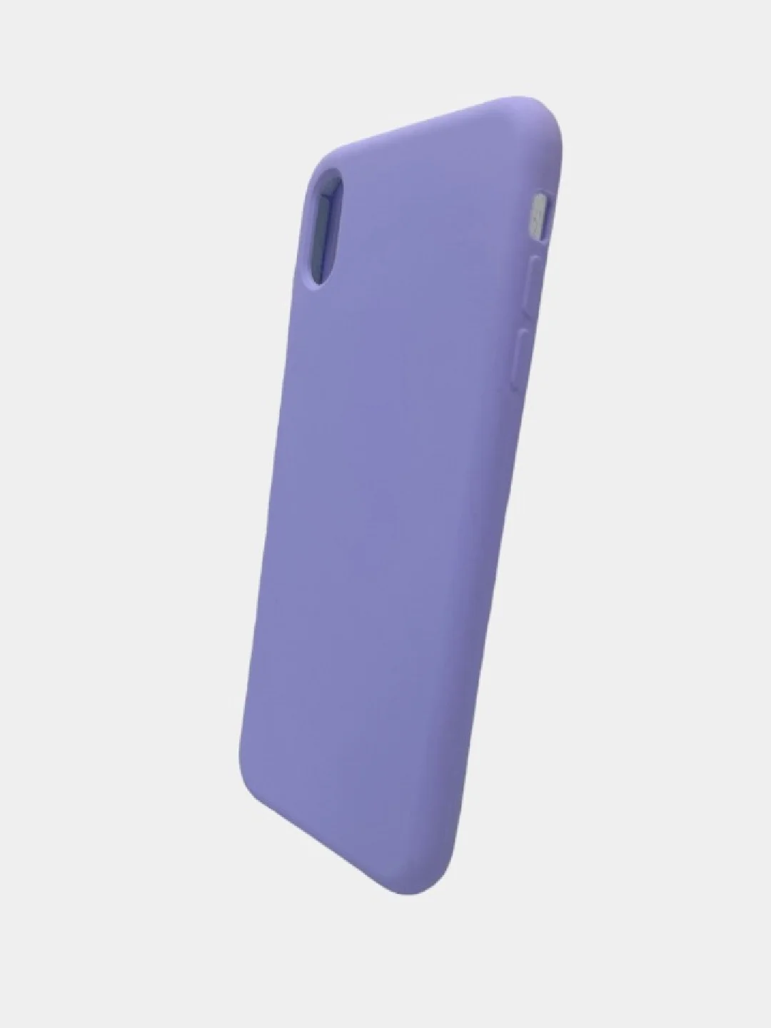 Лавандовый защитный силиконовый чехол Silicone Cover iPhone X, XS, XR, XS Max