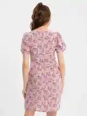 Коралловый платье женское летнее в горошек