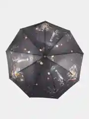 Желтый зонт Popular автомат, город, звезды, омбре