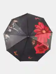 Алый зонт Popular автомат, город, звезды, омбре