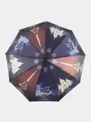 Багровый зонт Popular автомат, город, звезды, омбре