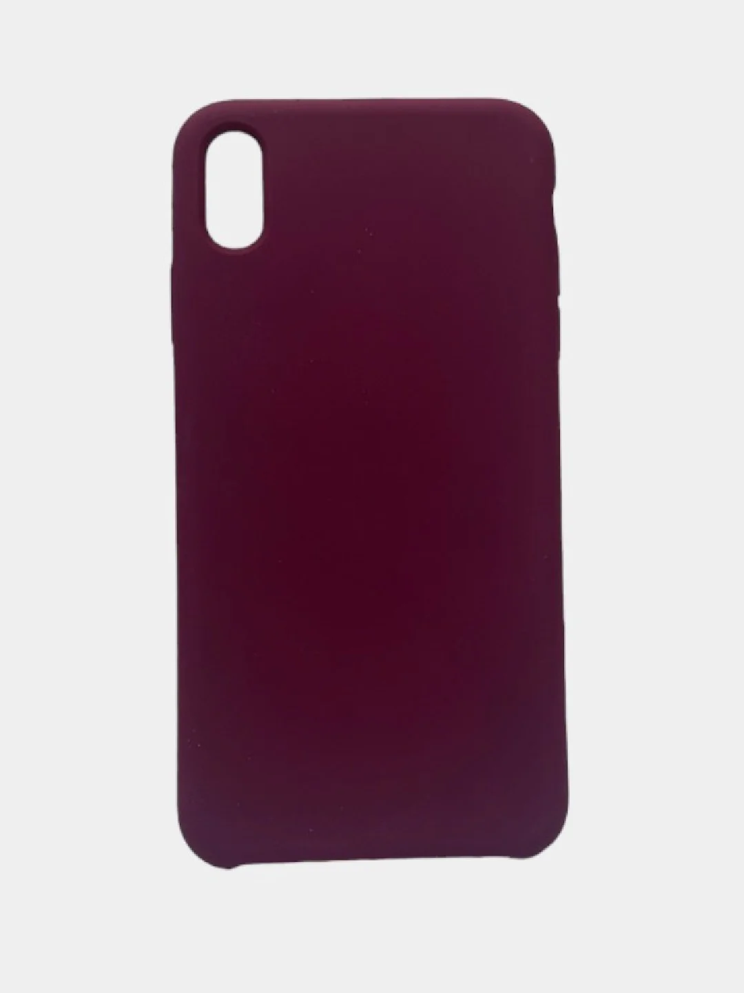 Багровый защитный силиконовый чехол Silicone Cover iPhone X, XS, XR, XS Max