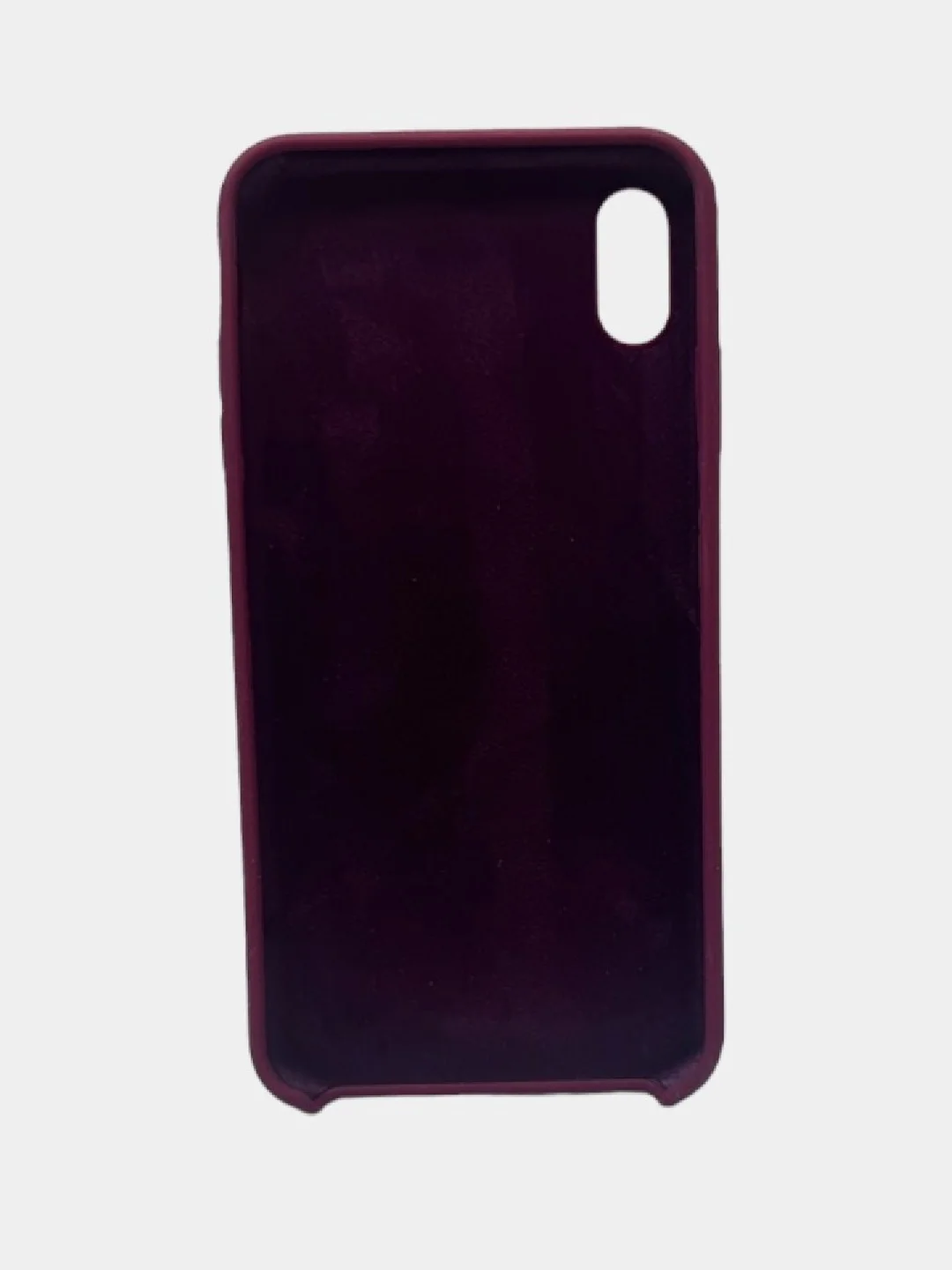 Багровый защитный силиконовый чехол Silicone Cover iPhone X, XS, XR, XS Max