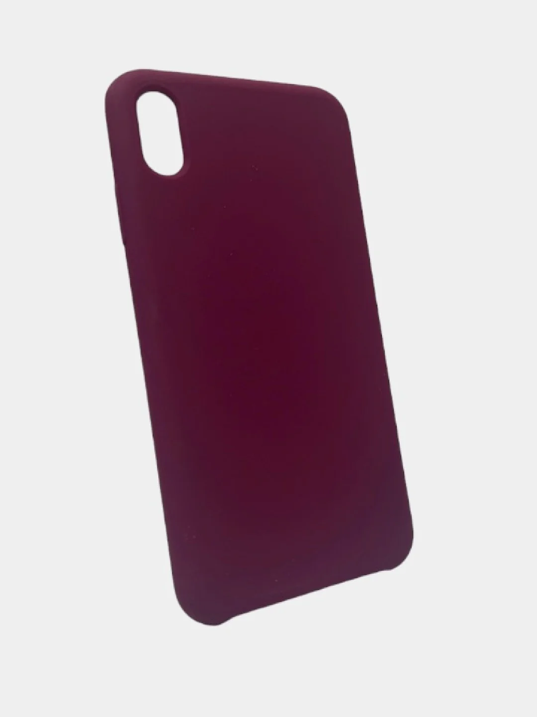 Багровый защитный силиконовый чехол Silicone Cover iPhone X, XS, XR, XS Max
