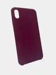 Багровый защитный силиконовый чехол Silicone Cover iPhone X, XS, XR, XS Max