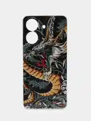 Марсала силиконовый чехол на Xiaomi Redmi 13C/Poco C65 (Сяоми Редми 13C/Поко С65), с рисунком