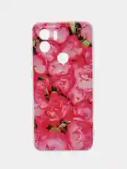 Фуксия силиконовый чехол на Xiaomi Redmi A1+/Redmi A2+/Poco C51/C50 (Редми A1 Плюс/Редми А2 Плюс)