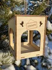 Кормушка для птиц деревянная